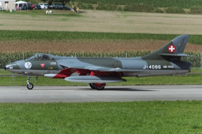HB-RVU (J-4086) Hawker Siddeley Hunter F Mk 58