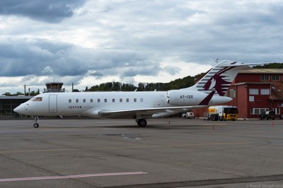 A7-CEE Bombardier BD-700-1A11 Global 5000
